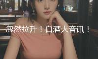 忽然拉升！白酒大音訊！白酒質(zhì)量國家標(biāo)準(zhǔn)擬發(fā)布